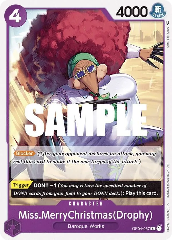 Miss.MerryChristmas(Drophy) — Kingdoms of Intrigue — One Piece Card Game