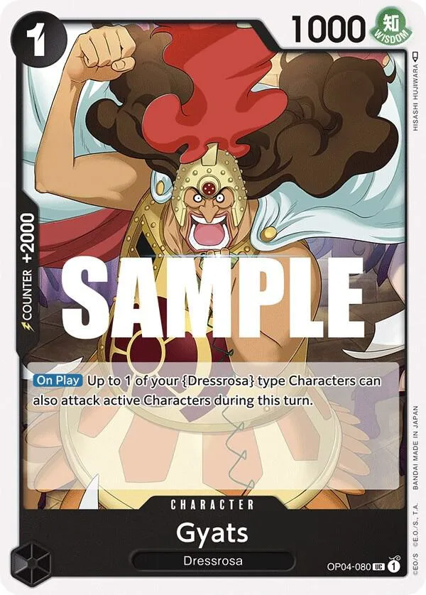 Gyats — Kingdoms of Intrigue — One Piece Card Game