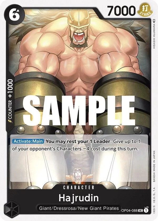 Hajrudin — Kingdoms of Intrigue — One Piece Card Game