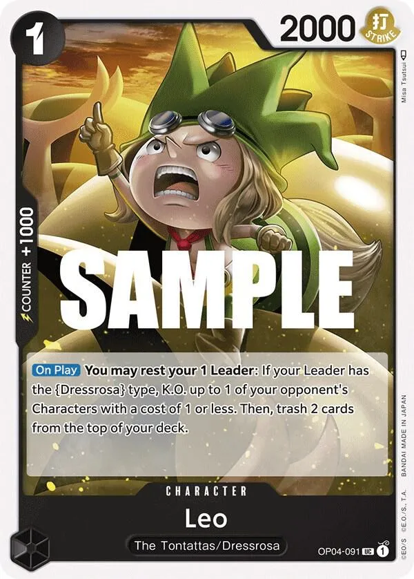Leo — Kingdoms of Intrigue — One Piece Card Game