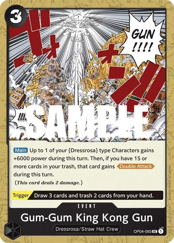 Gum-Gum King Kong Gun — Kingdoms of Intrigue — One Piece Card Game