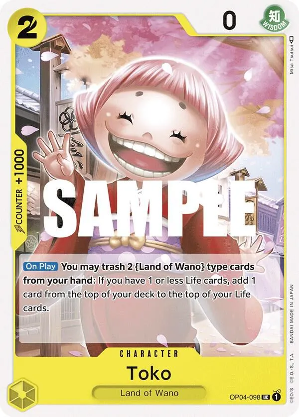 Toko — Kingdoms of Intrigue — One Piece Card Game