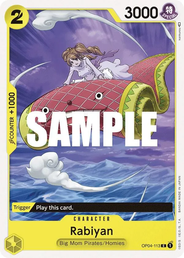 Rabiyan — Kingdoms of Intrigue — One Piece Card Game