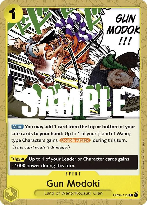 Gun Modoki — Kingdoms of Intrigue — One Piece Card Game