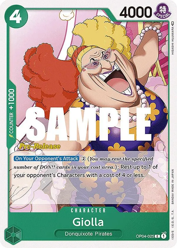 Giolla — Kingdoms of Intrigue Pre-Release Cards — One Piece Card Game