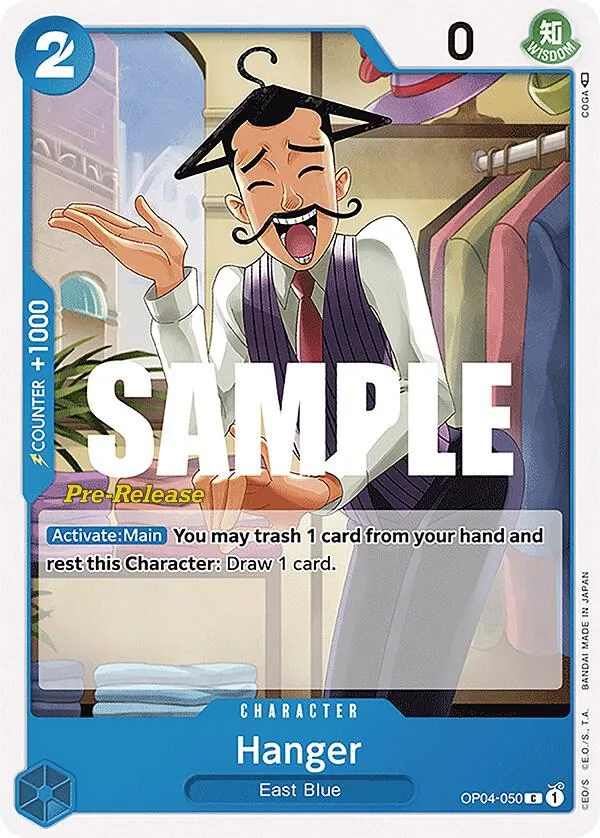 Hanger — Kingdoms of Intrigue Pre-Release Cards — One Piece Card Game
