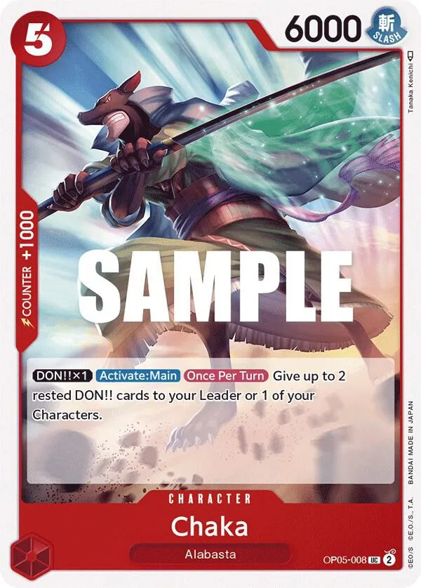 Chaka — Awakening of the New Era — One Piece Card Game