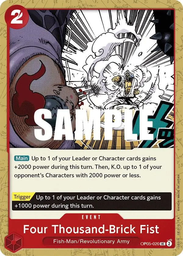 Four Thousand-Brick Fist — Awakening of the New Era — One Piece Card Game