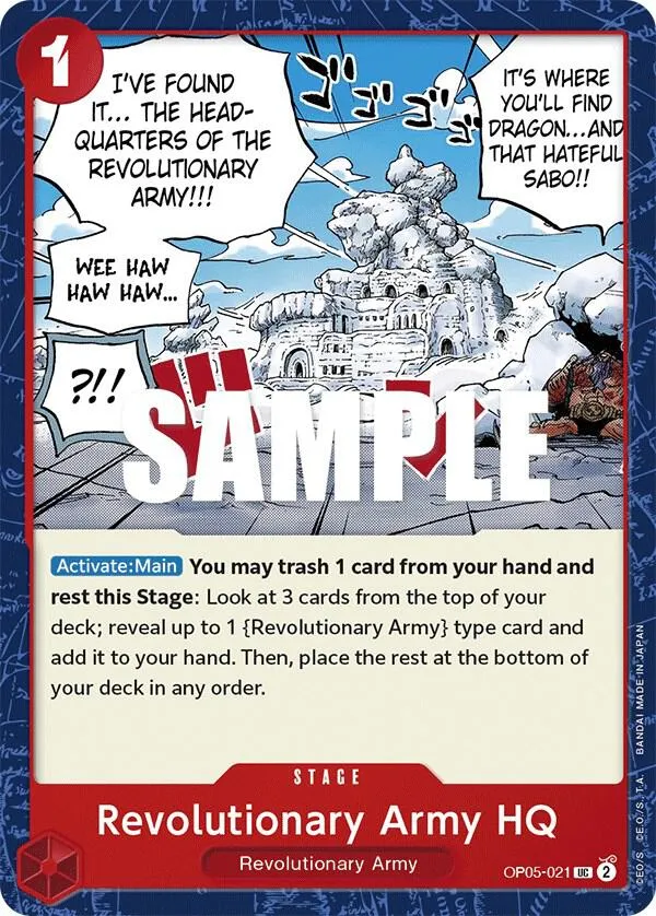 Revolutionary Army HQ — Awakening of the New Era — One Piece Card Game