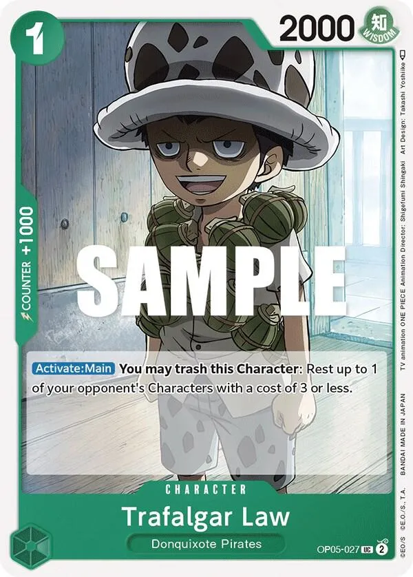 Trafalgar Law (027) — Awakening of the New Era — One Piece Card Game