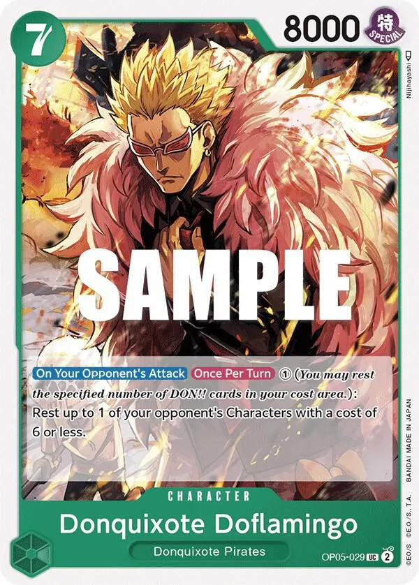 Donquixote Doflamingo (029) — Awakening of the New Era — One Piece Card Game