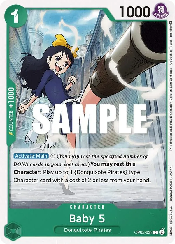 Baby 5 (033) — Awakening of the New Era — One Piece Card Game
