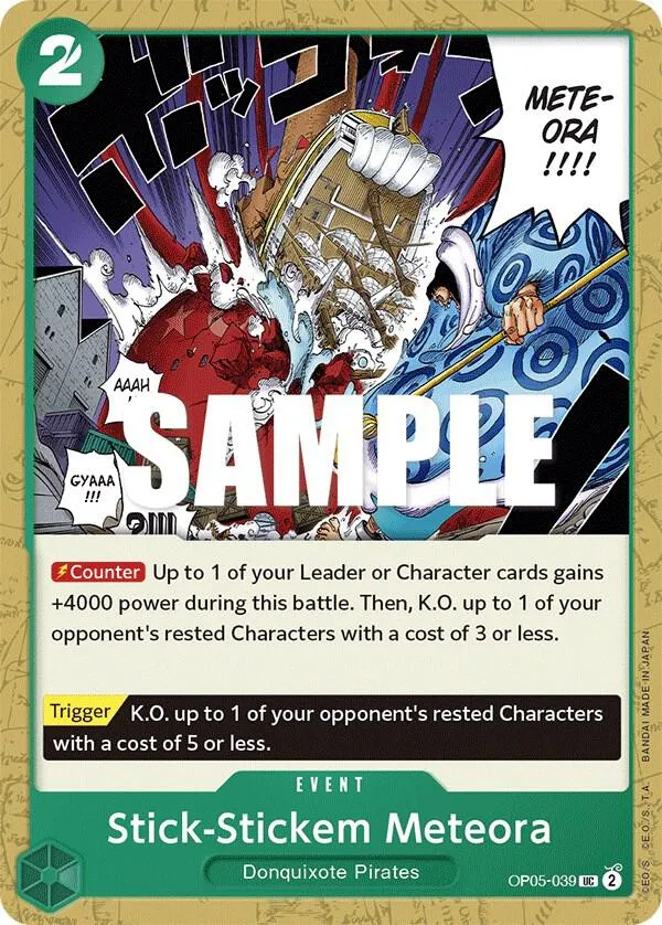 Stick-Stickem Meteora — Awakening of the New Era — One Piece Card Game