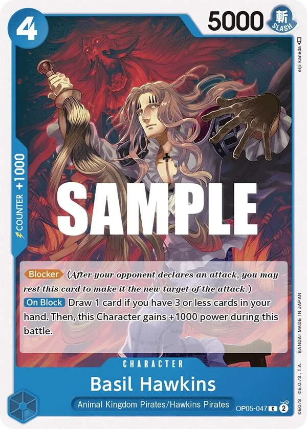 Basil Hawkins — Awakening of the New Era — One Piece Card Game
