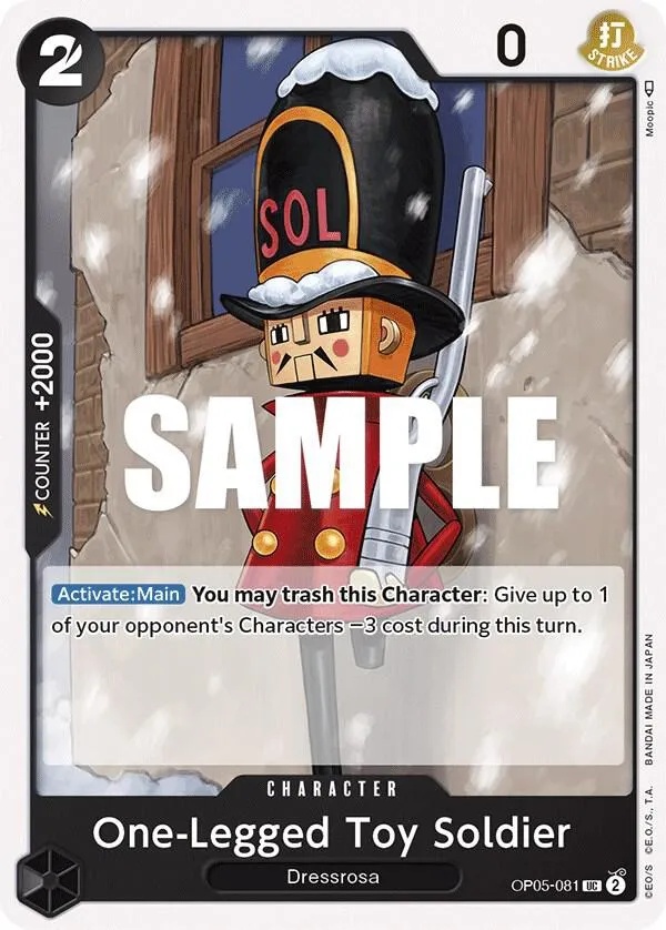 One-Legged Toy Soldier — Awakening of the New Era — One Piece Card Game