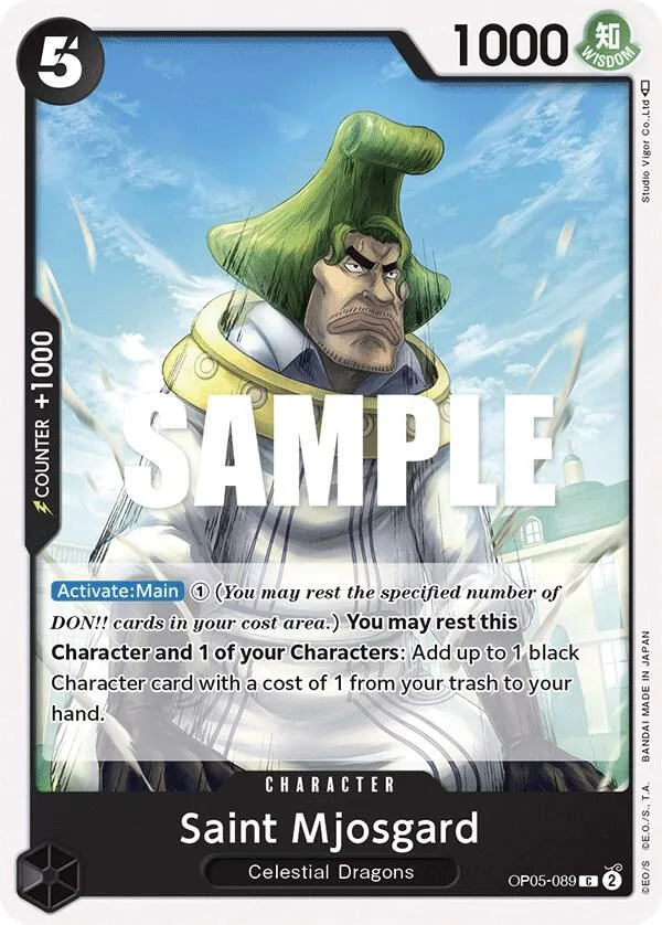 Saint Mjosgard — Awakening of the New Era — One Piece Card Game