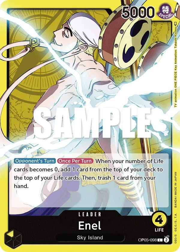 Enel (098) — Awakening of the New Era — One Piece Card Game