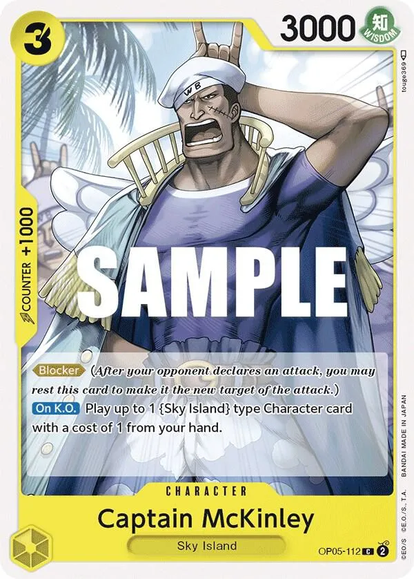 Captain McKinley — Awakening of the New Era — One Piece Card Game
