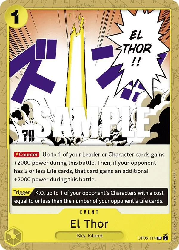 El Thor — Awakening of the New Era — One Piece Card Game