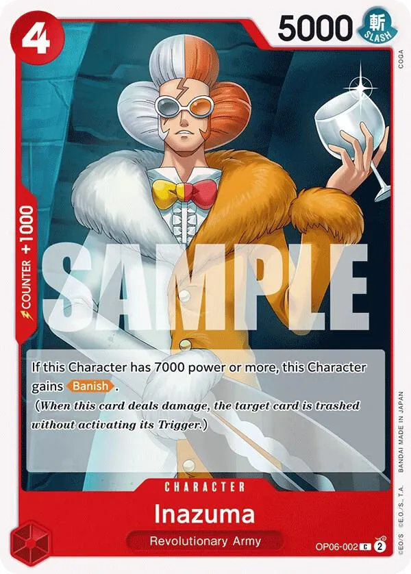 Inazuma — Wings of the Captain — One Piece Card Game