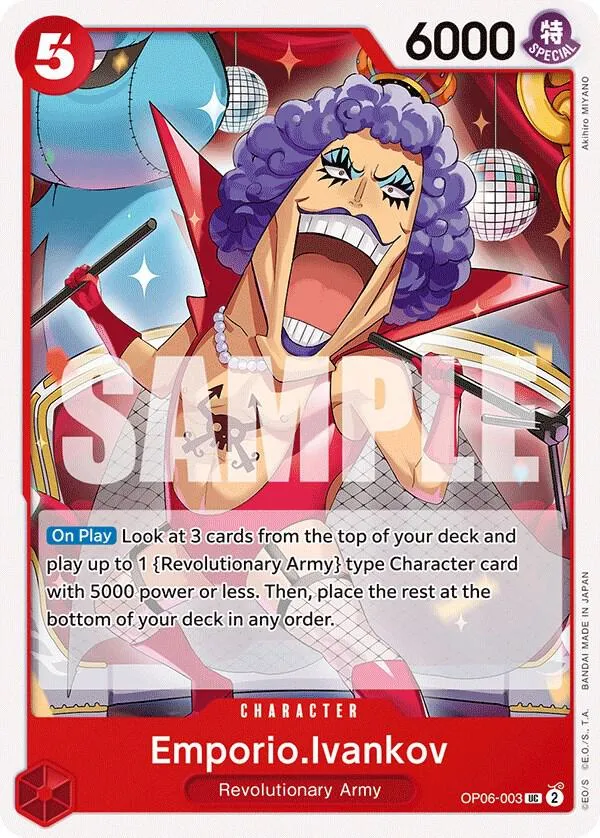 Emporio.Ivankov — Wings of the Captain — One Piece Card Game