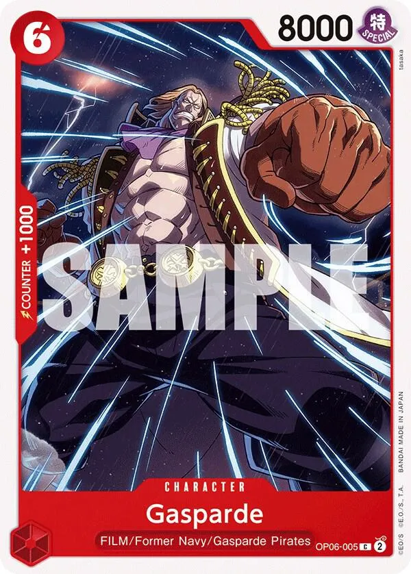 Gasparde from Wings of the Captain - One Piece Card Game