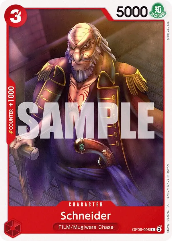 Schneider — Wings of the Captain — One Piece Card Game