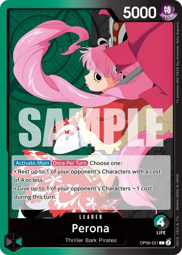 Perona (021) — Wings of the Captain — One Piece Card Game