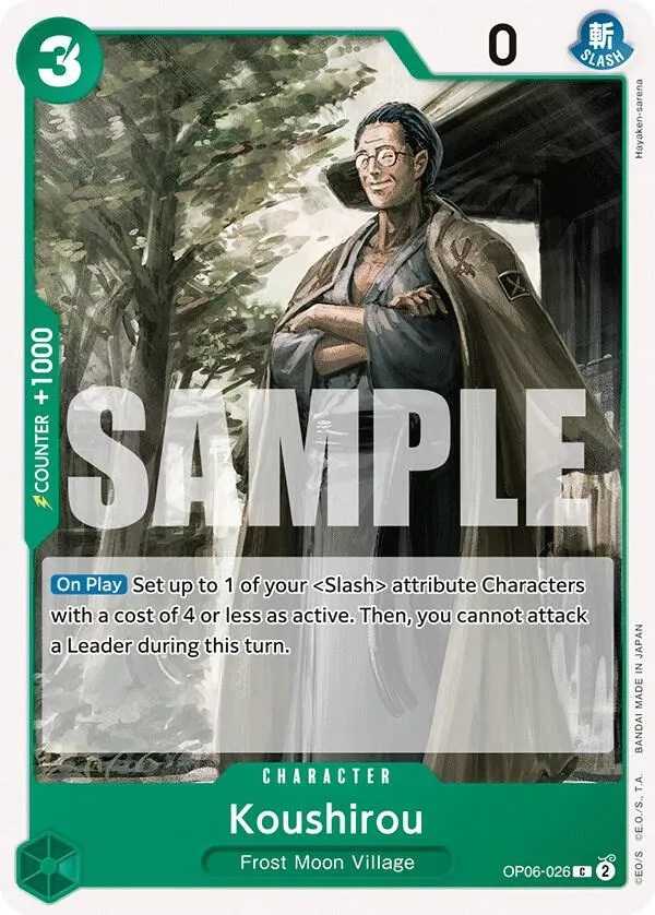 Koushirou — Wings of the Captain — One Piece Card Game
