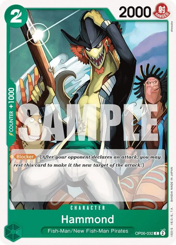 Hammond — Wings of the Captain — One Piece Card Game