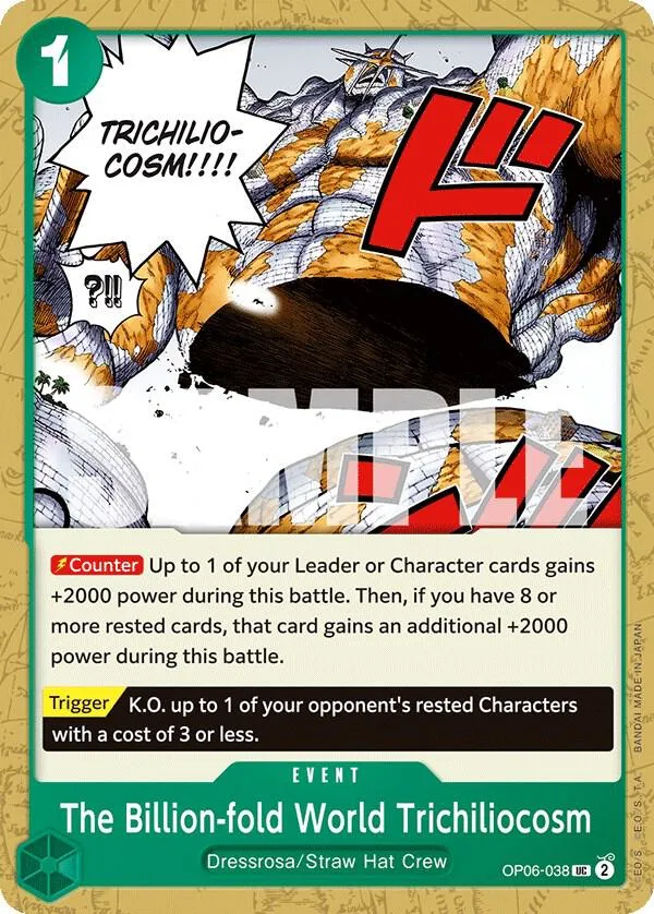 The Billion-fold World Trichiliocosm — Wings of the Captain — One Piece Card Game