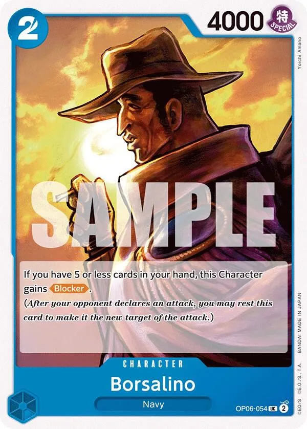 Borsalino — Wings of the Captain — One Piece Card Game