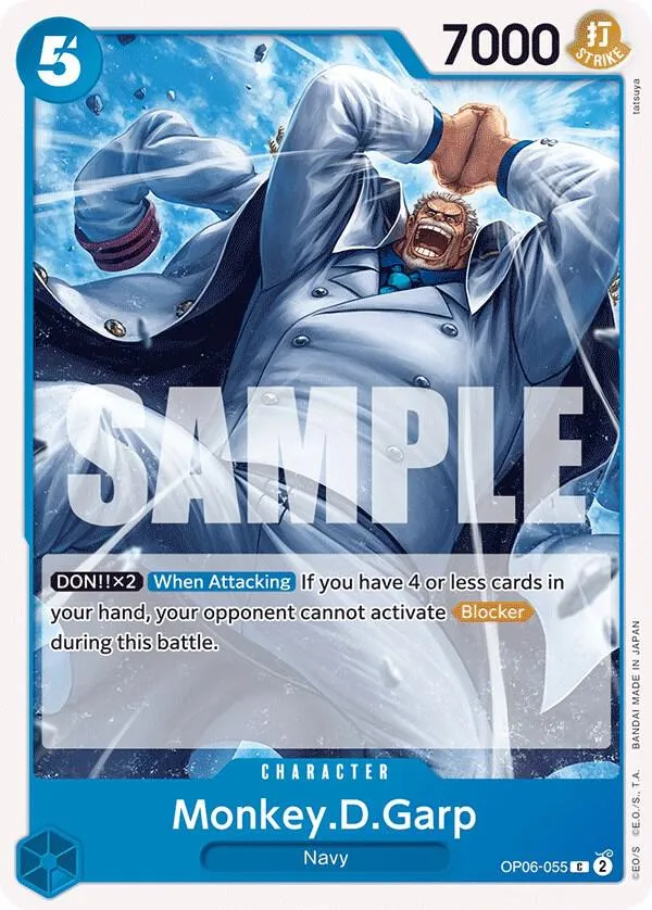 Monkey.D.Garp — Wings of the Captain — One Piece Card Game