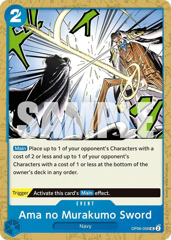 Ama no Murakumo Sword — Wings of the Captain — One Piece Card Game