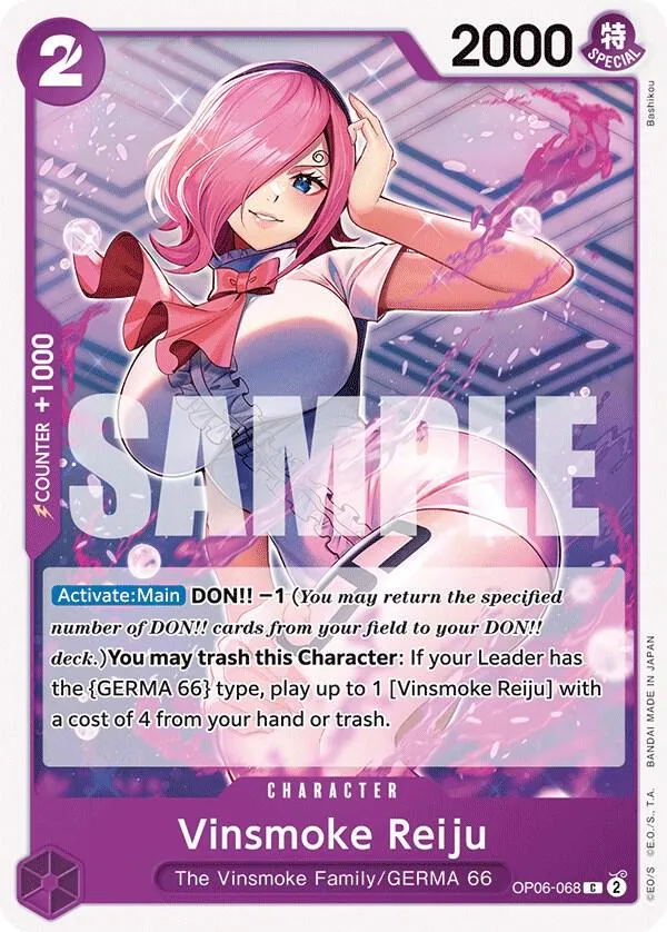 Vinsmoke Reiju (068) — Wings of the Captain — One Piece Card Game