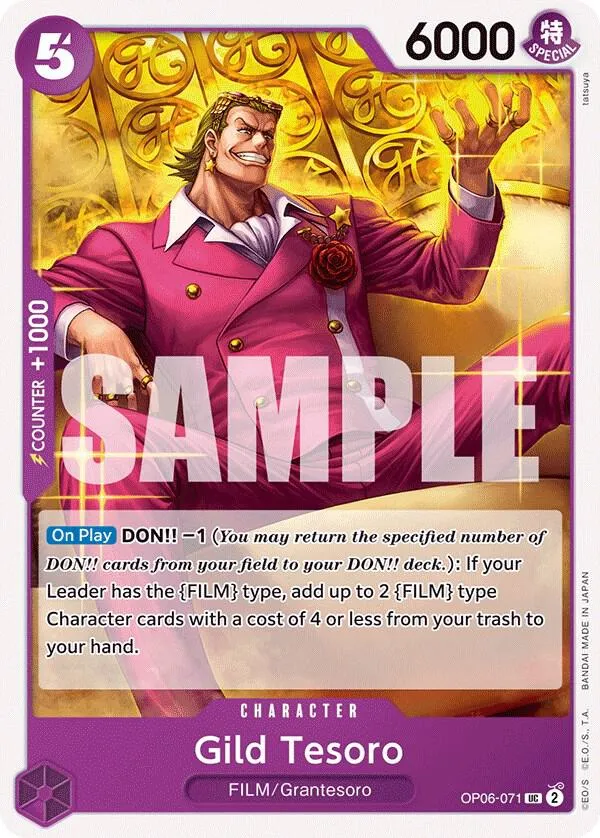 Gild Tesoro — Wings of the Captain — One Piece Card Game