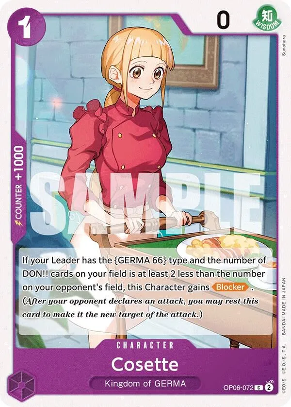 Cosette — Wings of the Captain — One Piece Card Game