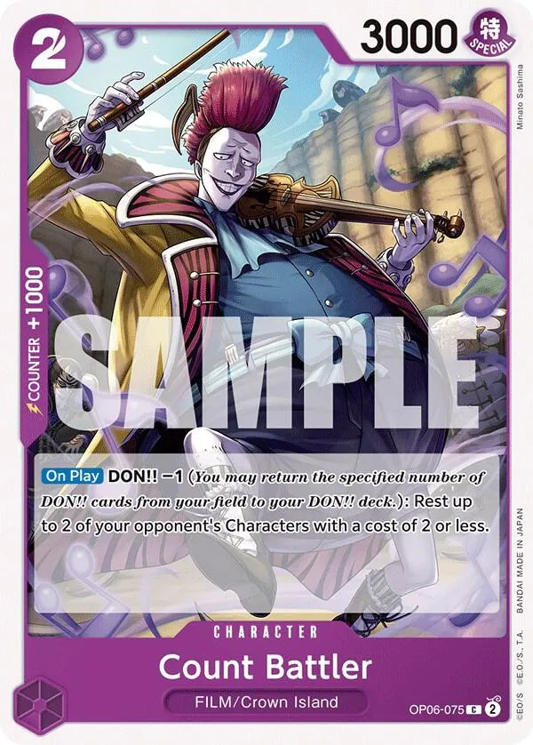 Count Battler — Wings of the Captain — One Piece Card Game