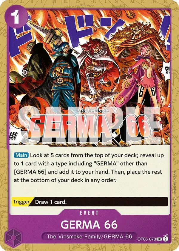 GERMA 66 — Wings of the Captain — One Piece Card Game