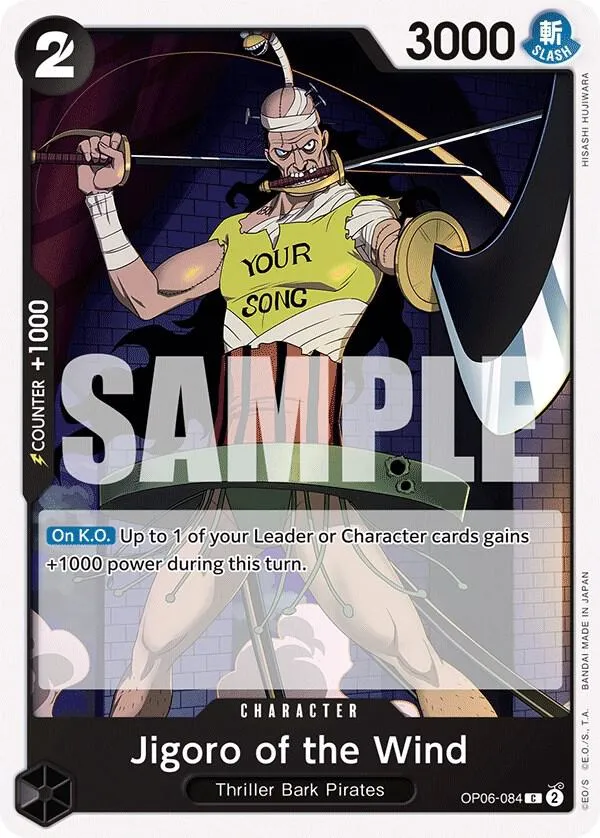 Jigoro of the Wind — Wings of the Captain — One Piece Card Game