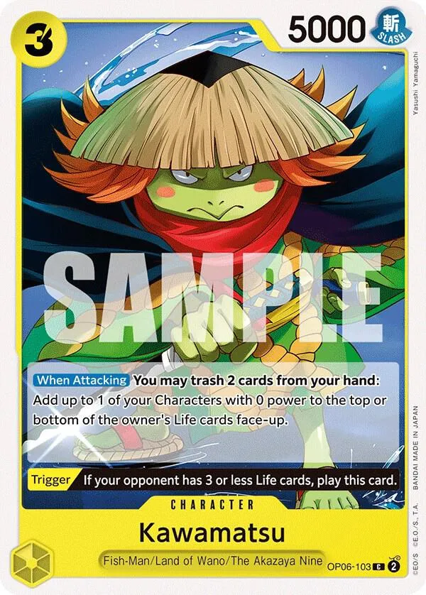 Kawamatsu — Wings of the Captain — One Piece Card Game