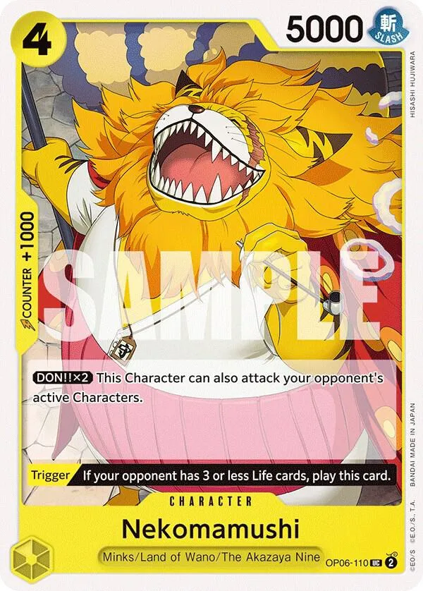 Nekomamushi — Wings of the Captain — One Piece Card Game