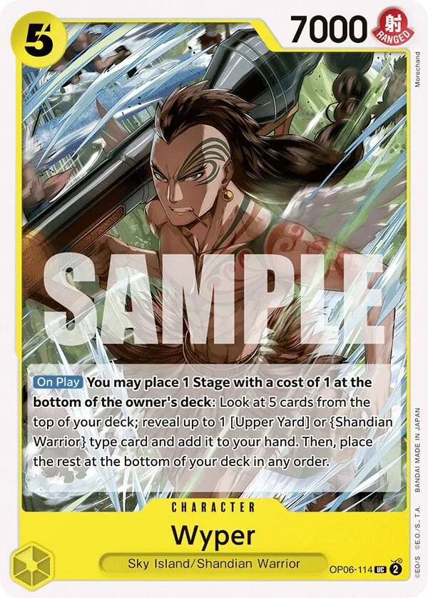 Wyper — Wings of the Captain — One Piece Card Game