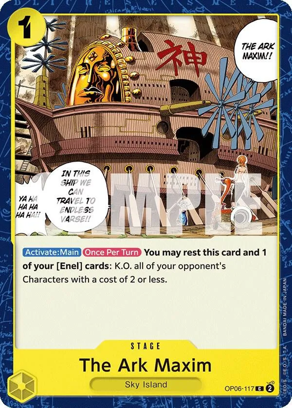 The Ark Maxim — Wings of the Captain — One Piece Card Game