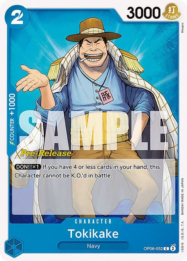 Tokikake — Wings of the Captain Pre-Release Cards — One Piece Card Game
