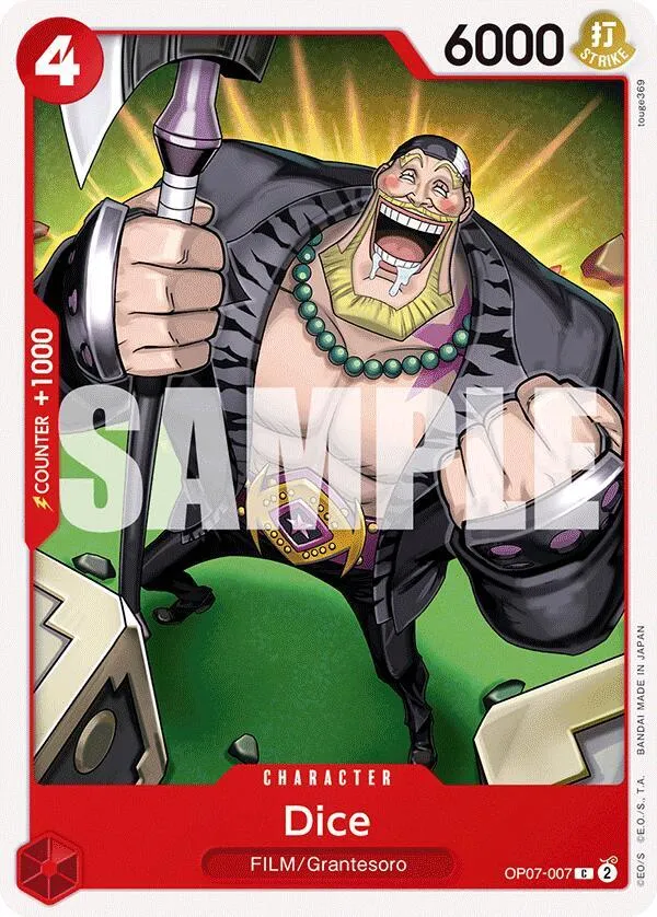 Dice — 500 Years in the Future — One Piece Card Game