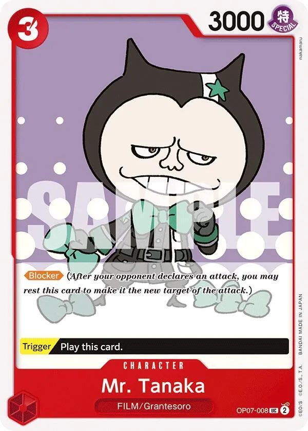 Mr. Tanaka — 500 Years in the Future — One Piece Card Game