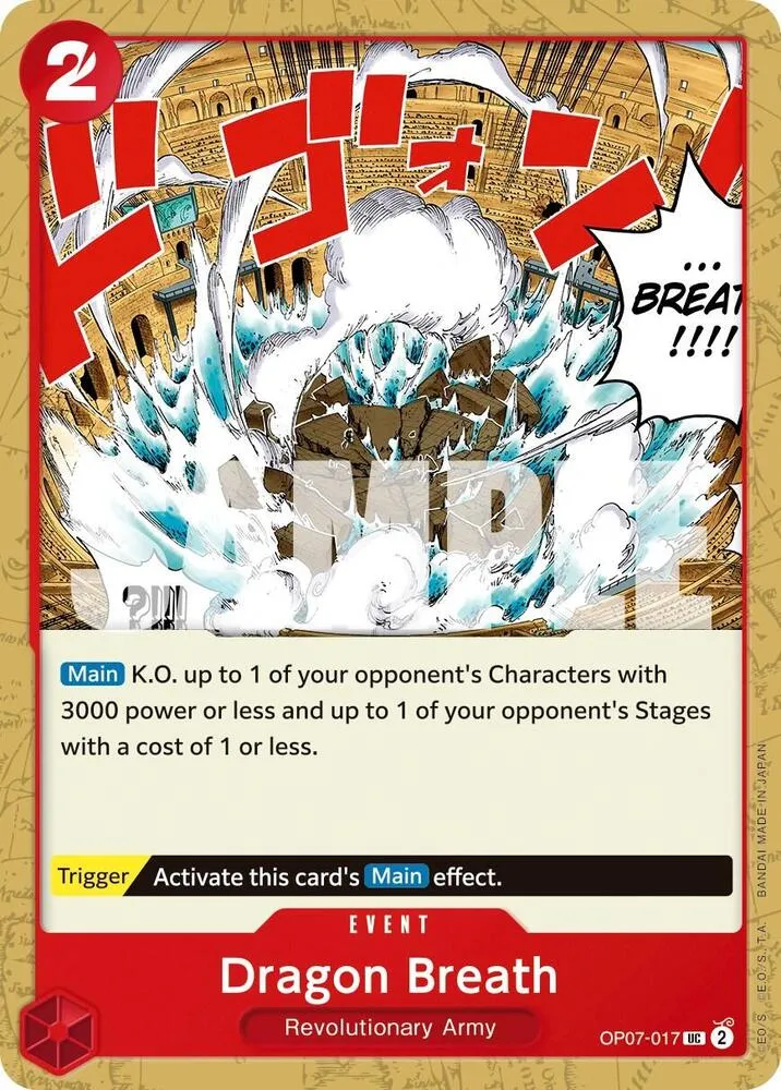 Dragon Breath — 500 Years in the Future — One Piece Card Game