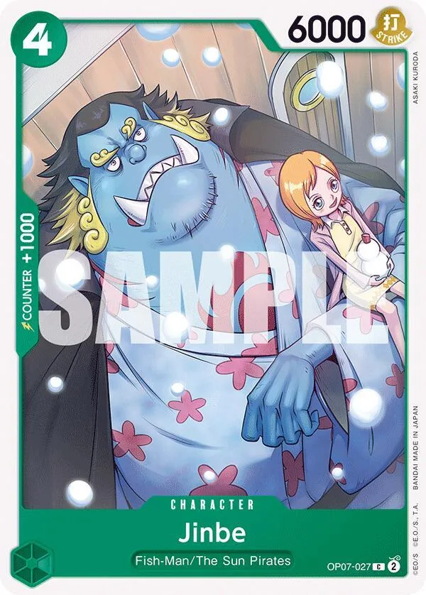 Jinbe (027) — 500 Years in the Future — One Piece Card Game