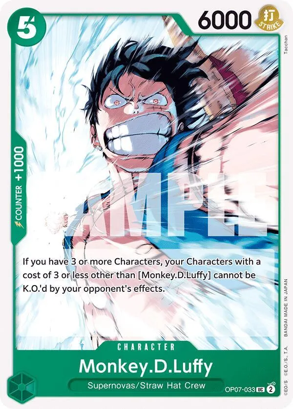 Monkey.D.Luffy (033) — 500 Years in the Future — One Piece Card Game